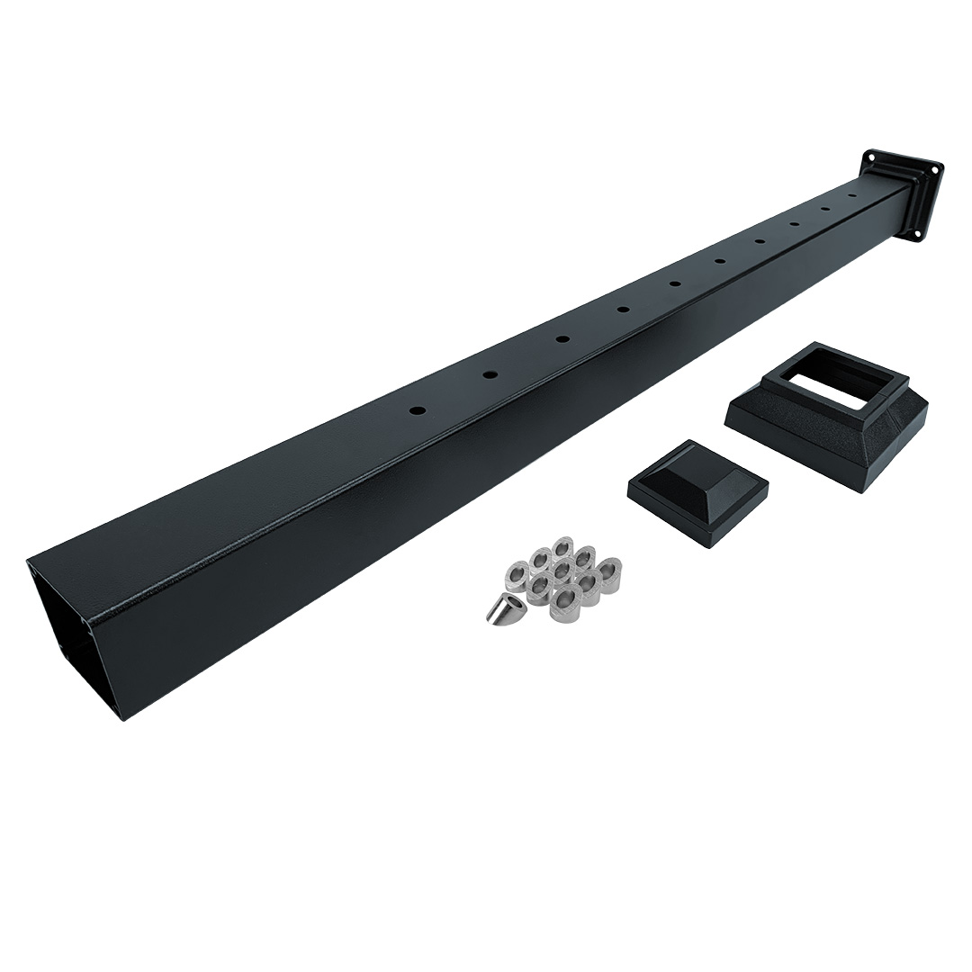 Williams Railing 42-inch Cable Railing Stair Inline Post